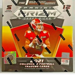 Box Fresh Panini Prizm  Rookie Mega Box 📦 Fields Lawrence Pitts Wilson Dratees